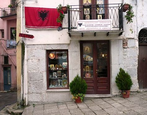 Piana degli Albanesi (Albanian: Hora e Arbëreshëvet) is a comune with 6,218 inhabitants in the Province of Palermo, Sicily. The town is the most important and populous Albanian (Arbëreshë) settlement in Sicily and it is the episcopal see of the Italo-Albanian Byzantine Church that, after five centuries from its foundation, wholly preserves its ethnic-linguistic identity - Source Wikipedia