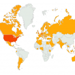 Kosovo Diaspora Global Readership: 74 countries